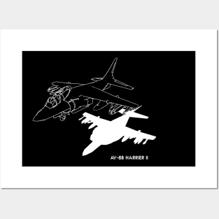 AV-8B Harrier II Posters and Art